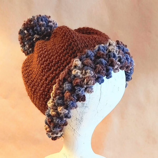 Brown with a Twist Cap