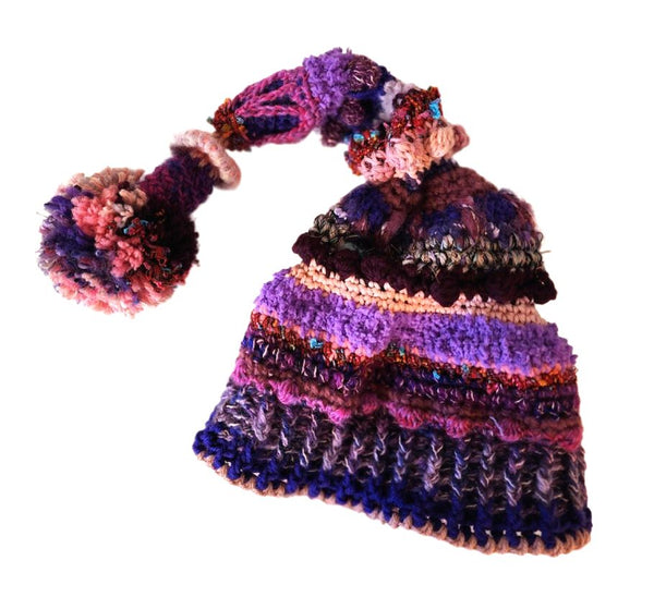 Purple Storm Elf Hat